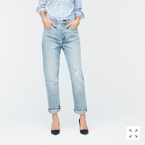 NWT J Crew Point Sur Boyfriend Jeans
